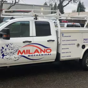 Milano Mechanical Service Petaluma, CA Truck