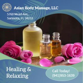 Whether it’s stress, physical recovery, or a long day at work, Asian Body Massage has helped 
many clients relax in the comfort of our quiet & comfortable rooms with calming music.