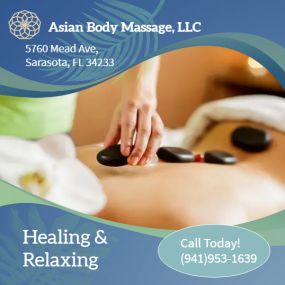 A hot stone massage is a type of massage therapy. It’s used to help you relax and ease tense muscles 
and damaged soft tissues throughout your body.