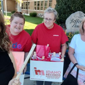 We helped out our local elementary school with some very needed school supplies for the year! Goodies for teachers and some individual packages for kids of each grade.