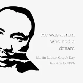 Today, we celebrate a man who had a dream! Happy Martin Luther King Jr Day