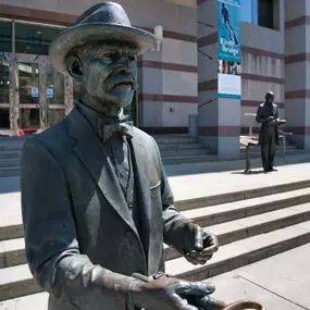 Raleigh Museum of History Statue