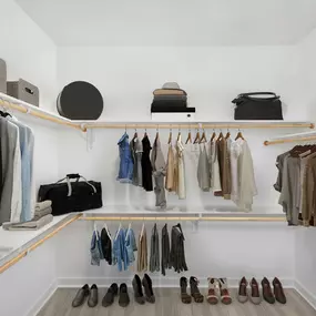 Walk-In Closet in All Floorplans