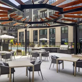 Camden Village District Downtown Raleigh Apartments Outdoor Grills