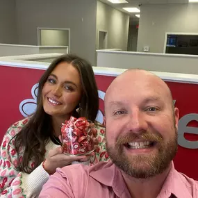 What a FUN Valentine’s Day we had in both offices today! ????
It was nice seeing all the policyholders who stopped by for a sweet treat and nice conversation. ????
How are you spending your Valentine’s Day?! 
#VDay #BeMine #ValentinesDay2024 #LaurenWorePink #ThankYou #WeAppreciateYou #LikeAGoodNeighbor #TheresaMiley #StateFarm #TheresaMileyIsThere