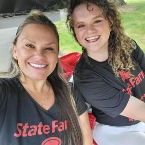 Amie Chasse and Elizabeth Lassy supporting local real estate professionals for the day at a golf outing!