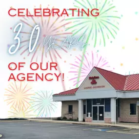 Celebrating 30 years of trust, dedication, and exceptional service at the Laurie Jacobson State Farm Insurance Agency! Thank you for being a part of our journey as we continue to protect and serve our community.