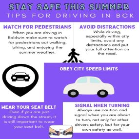 As we approach the summer season, here are some friendly reminders to practice safe driving within Baldwin City limits.

#Codyismyagent