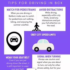 As we approach the summer season, here are some friendly reminders to practice safe driving within Baldwin City limits.

#Codyismyagent