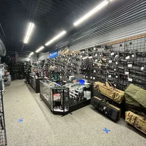 Amped Airsoft's Retail Floor and Gun Wall