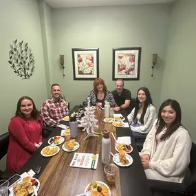 Our annual Thanksgiving Potluck!