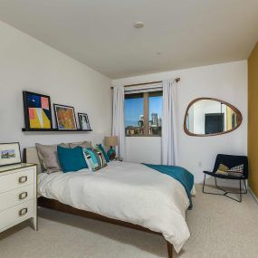 Spacious Bedrooms at F11 East Village Luxury Apartments in downtown San Diego, CA