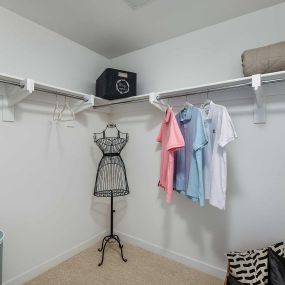 Walk-In Closets at F11 East Village Luxury Apartments in downtown San Diego, CA