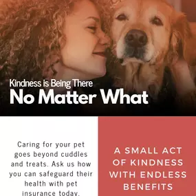 Random Acts of Kindness Day isn't just for humans! Show your furry family members some love by ensuring they have great care. Pet insurance helps cover unexpected vet bills, so you can focus on keeping your pets happy and healthy. Ask us about the purr-fect plan for your pet!