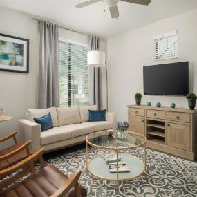 Spacious Living Room at Trevi Apartments