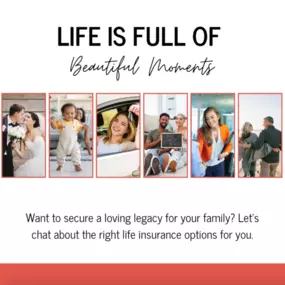 Life is filled with beautiful moments and milestones. ???? Ensure your loved ones can continue celebrating these precious times, even when you're not around. Want to secure a loving legacy for your family? Let’s chat about the right life insurance options for you.