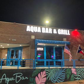 Aqua bar exterior
Lewisville tx