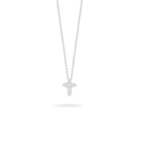 Roberto Coin Diamond Baby Cross Pendant Necklace