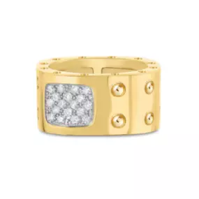 Roberto Coin Two Row Diamond Ring