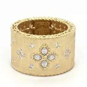 Roberto Coin Venetian Princess Diamond Ring