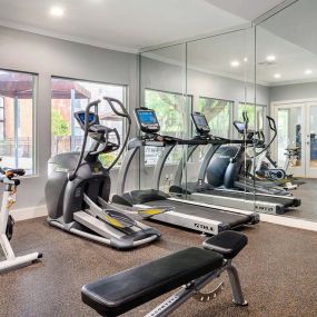 Fitness Center With Modern Equipment