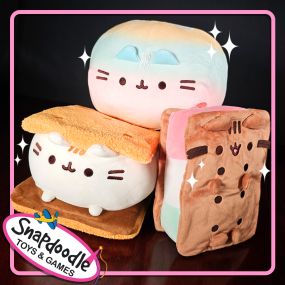 ???????? New Pusheen Alert! ???????? 
The ice cream sandwich cats are just too cool, and the Family Gathering set smooshes three generations of cute into one little package. Swing by Snapdoodle and give these impossibly soft felines a squeeze for yourself! ????✨