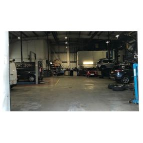 Workshop at the Ford Service Centre Blackpool