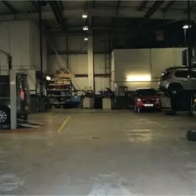 Workshop at the Ford Service Centre Blackpool