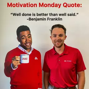 Happy Motivation Monday from Noah Pierce State Farm! ????
Today’s inspiring quote is brought to you by Easton Pierce: “Well done is better than well said.“- Benjamin Franklin ????????
This quote conveys the idea that actions are more important than words. It can be applied to many areas of life, including business, relationships, and leadership.
#MotivationMonday #benjaminfranklin #quotes