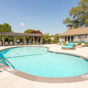 swimming pool  at Edgemont Apartment Homes in Greenville, SC