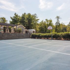 basketball court  at Edgemont Apartment Homes in Greenville, SC
