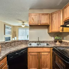 Renovated Kitchen at Hampton Woods