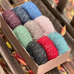 It’s the season to sparkle! I can’t wait to cast on with Berroco Gimlet, a soft bulky blend with a subtle strand of metallic. Will it be a cozy giant scarf? Or a festive bobble-and-lace sweater? ????

Get your sparkle fix in-store and online!