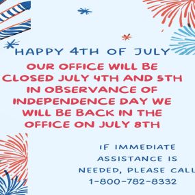 ????????Independence Day hours???????? Everyone have a safe and wonderful weekend! We will see you back in the office Monday, July 8th! ????
— at Zac Jones - State Farm Insurance Agent.