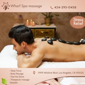 Wharf Spa & Massage has many benefits. There are many different types of massage therapy 
we provide for our customers