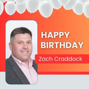 Help us wish Zach Craddock a very Happy Birthday! We're grateful to have you as one of the team and to be able to celebrate this birthday with you. Cheers to you on your special day! ✨????