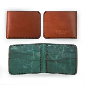 The Doe Bay Bi-fold wallet is our go to for anyone needing a little more space for their everyday cards and cash. The Doe Bay DIY Leather Kit offers color combinations that are both modern and timeless.