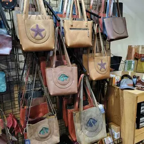 HUGE new sale section of the store.  20% off all these totes and more! Come on in this week and check it all out!