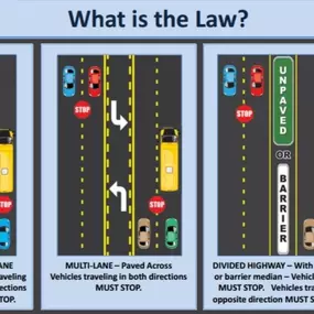 Remember to slow down in school zones and stop for school buses.