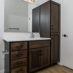 Renovated Bathrooms With Quartz Counters at Mercantile on Broadway, Fargo, North Dakota, 58102