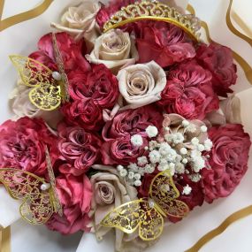 Special wrapped bouquets