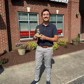 Passing the torch! This month, Daniel takes the lead with 77 apps—his first time winning the office trophy! Daniel’s 77 apps = 77 lives better protected and futures made more secure.