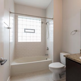 Bathroom with a lot of space and large sink