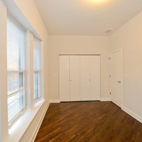 Walkway to the coat closet