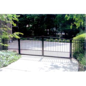 driveway gate installation by Pro-Line Fence