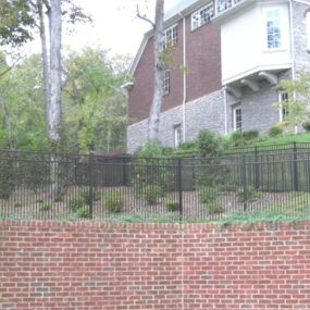black aluminum fence by Pro-Line Fence Co.