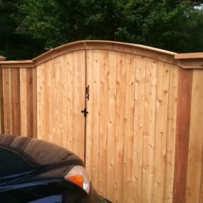 privacy fence and gate by Pro-Line Fence
