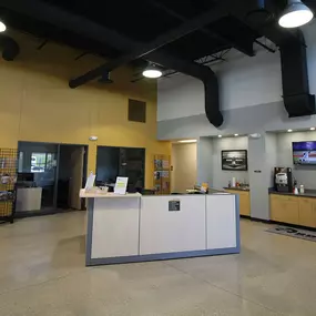 Showroom at RDO Truck Center in Omaha, NE.