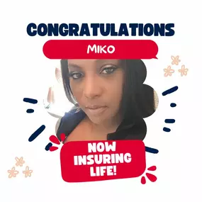 Join us in congratulating Miko on passing her life exam!???? Call her today for any of your insurance needs???????? #StateFarm #GoodNeighbor #Congratulations