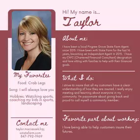 Taylor Maciaszek - State Farm Insurance Agent